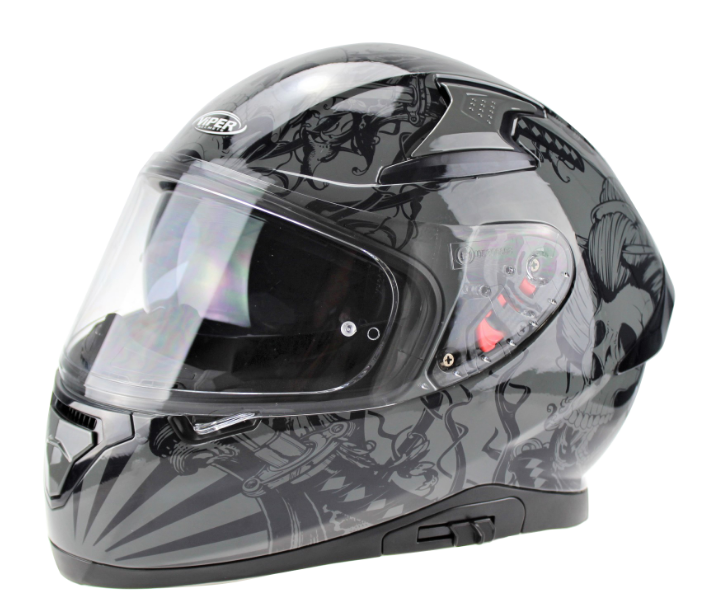 VIPER RSV95 UŽDARO TIPO MOTO ŠALMAS