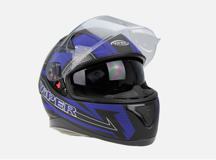 VIPER RSV95 UŽDARO TIPO MOTO ŠALMAS