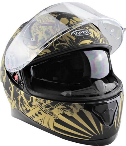 VIPER RSV95 UŽDARO TIPO MOTO ŠALMAS