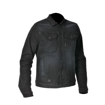 OVERLAP DARREN DENIM DŽINSINIS MOTO ŠVARKAS