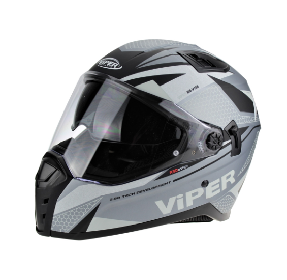 VIPER VERTEX 260-RSV 155 UŽDARAS MOTO ŠALMAS