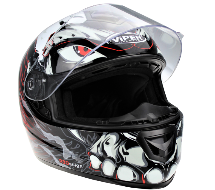 VIPER RS-252 UŽDARAS MOTO ŠALMAS