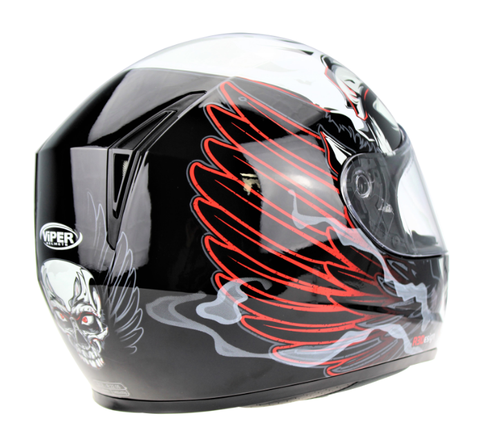 VIPER RS-252 UŽDARAS MOTO ŠALMAS