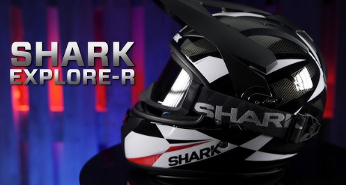 SHARK EXPLORE-R  CISOR MOTO KROSINIS/ENDURO  ŠALMAS