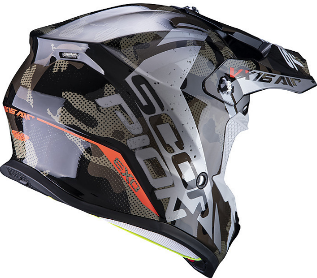 SCORPION EXO VX-16 AIR WAKA MOTO KROSINIS ŠALMAS