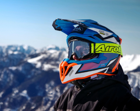 AIROH STRYCKER AHE MOTO KROSINIS ŠALMAS