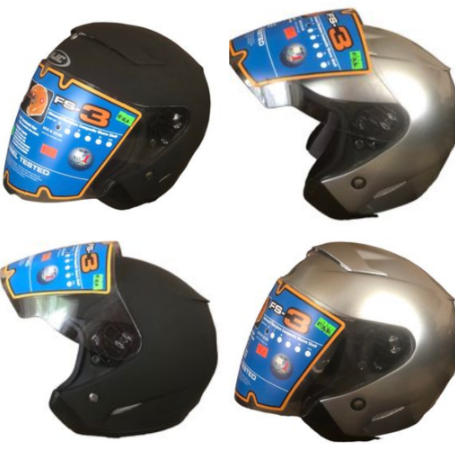 HJC FS-3 ATVIRAS MOTO ŠALMAS
