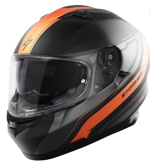 STORMER ELITE ZS-801 UŽDARAS MOTO ŠALMAS