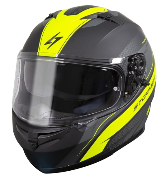 STORMER ELITE ZS-801 UŽDARAS MOTO ŠALMAS