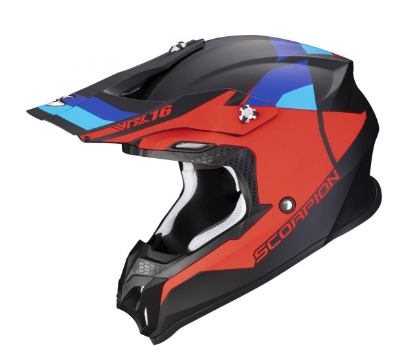 SCORPION EXO VX-16 AIR SPECTRUM MOTO KROSINIS ŠALMAS