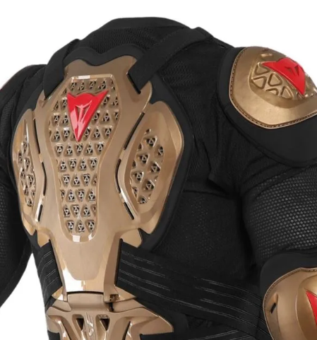 DAINESE MX2 SAFETY GOLD/BLACK  MOTO APSAUGINIAI ŠARVAI