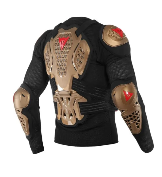 DAINESE MX2 SAFETY GOLD/BLACK  MOTO APSAUGINIAI ŠARVAI