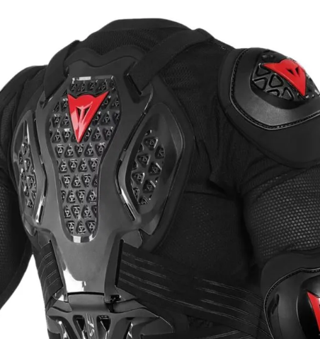 DAINESE MX2 SAFETY BLACK MOTO APSAUGINIAI ŠARVAI