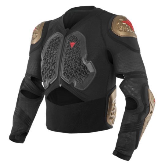 DAINESE MX1 SAFETY GOLD/BLACK MOTO APSAUGINIAI ŠARVAI
