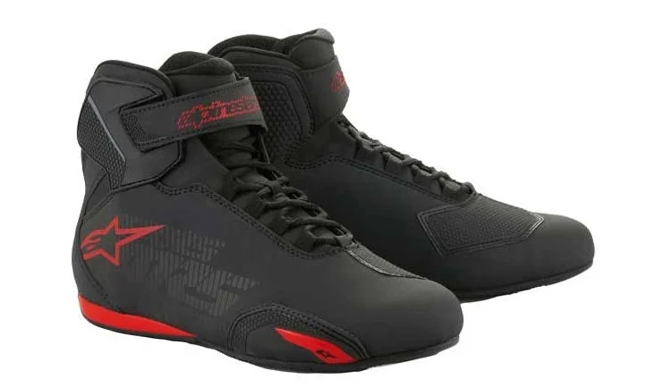 ALPINESTARS SEKTOR SHOE BK COOL GRY RED MOTO BATAI