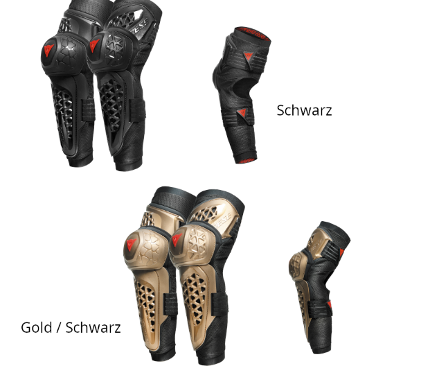 DAINESE MX1 KNEE GUARD GOLD/BLACK MOTO KELIŲ APSAUGOS 