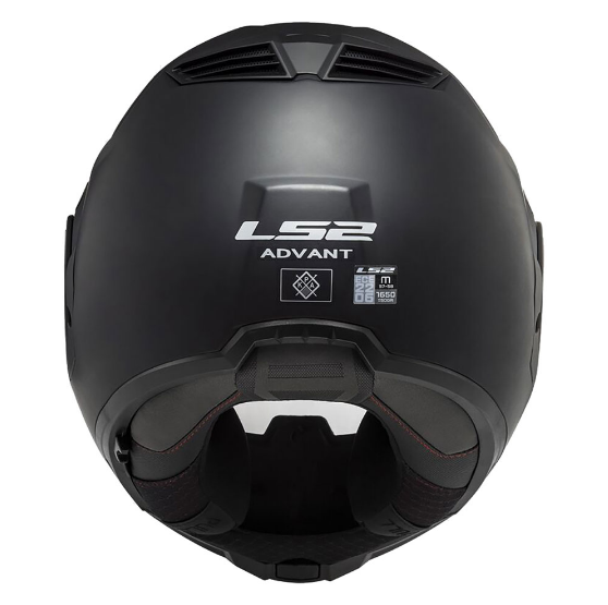 LS2 FF906 NOIR MODULINIS/PERVERČIAMAS  JUODAS MATINIS ŠALMAS