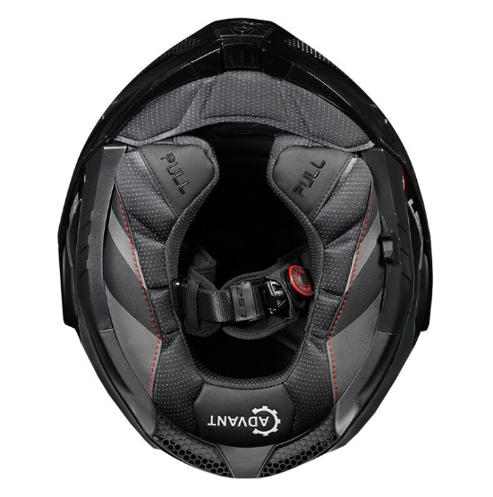 LS2 FF901 ADVANT X SOLID CARBON PERVERČIAMAS/ MODULINIS ŠALMAS