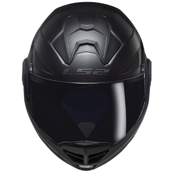 LS2 FF901 ADVANT X SOLID PERVERČIAMAS MATINIS JUODAS ŠALMAS