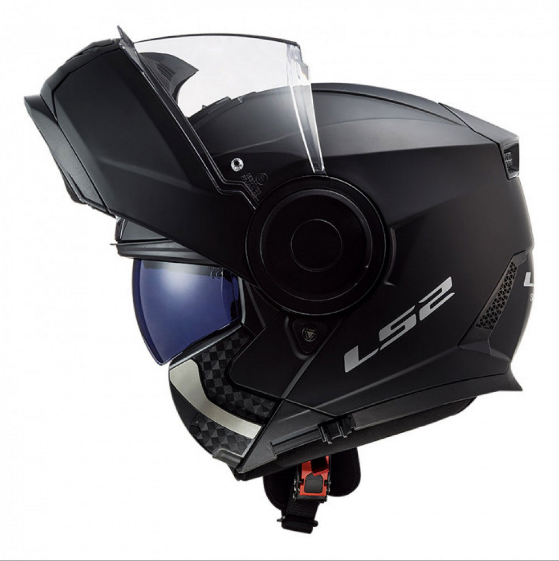 LS2 FF902 SCOPE 2 MODULINIS JUODAS MATINIS MOTO ŠALMAS