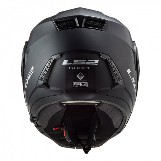 LS2 FF902 SCOPE 2 MODULINIS JUODAS MATINIS MOTO ŠALMAS