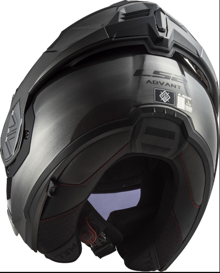 LS2 FF906 ADVANT JEANS TITAN MODULINIS/PERVERČIAMAS MOTO ŠALMAS