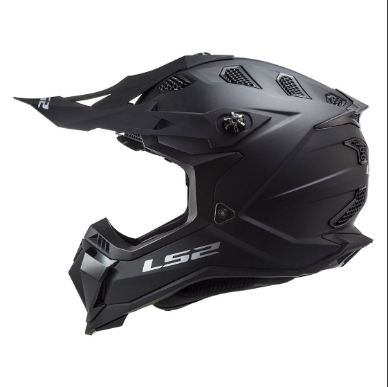 LS2 MX700 SUBVERTER EVO II NOIR MOTOKROSINIS ŠALMAS