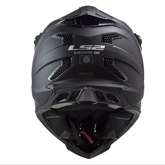 LS2 MX700 SUBVERTER EVO II NOIR MOTOKROSINIS ŠALMAS