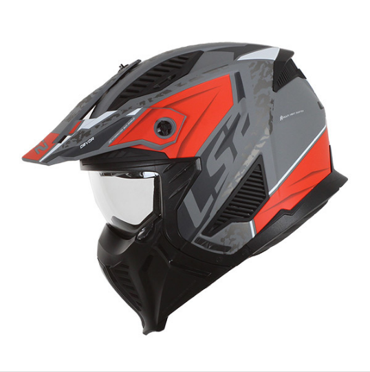 LS2 OF606 DRIFTER DEVOR PILKA RAUDONA MODULINIS ŠALMAS