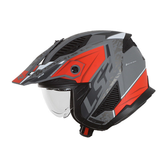 LS2 OF606 DRIFTER DEVOR PILKA RAUDONA MODULINIS ŠALMAS