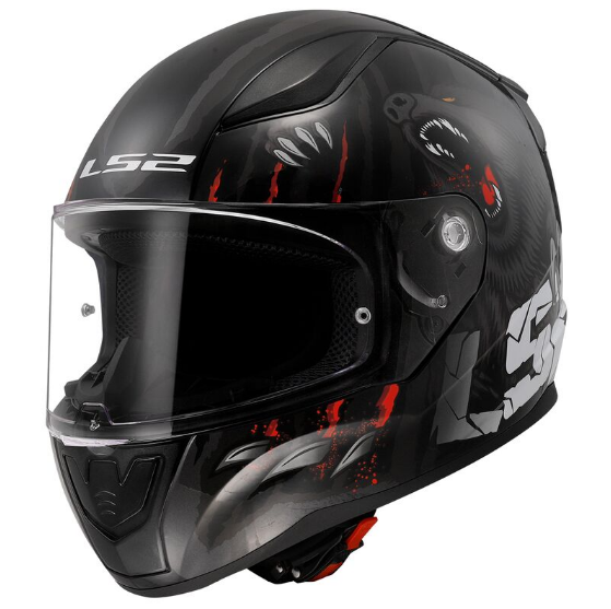 LS2 FF353 RAPID II CLAW UŽDARAS ŠALMAS