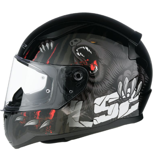 LS2 FF353 RAPID II CLAW UŽDARAS ŠALMAS