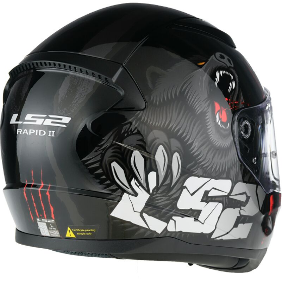 LS2 FF353 RAPID II CLAW UŽDARAS ŠALMAS