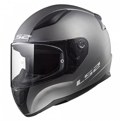 LS2 FF353 RAPID 2 SOLID BALTAS/PILKAS UŽDARAS ŠALMAS