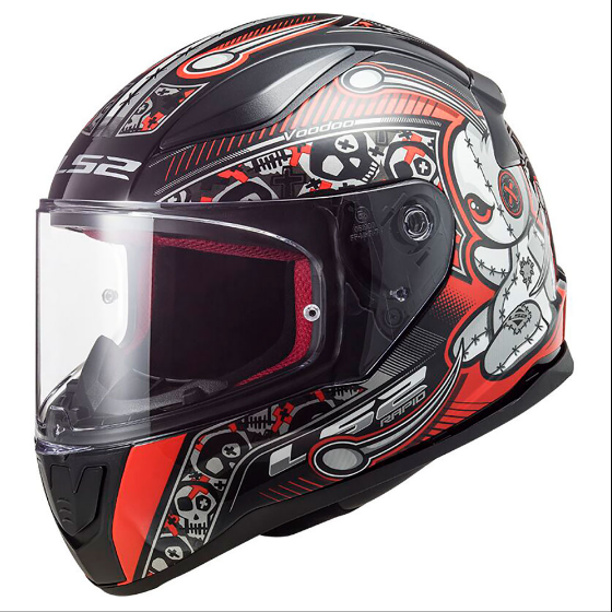LS2 FF353 RAPID MINI VOODOO VAIKIŠKAS  ŠALMAS