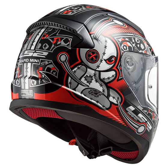 LS2 FF353 RAPID MINI VOODOO VAIKIŠKAS  ŠALMAS