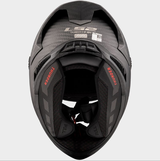 LS2 FF805 THUNDER C GP AERO CARBON UŽDARAS ŠALMAS
