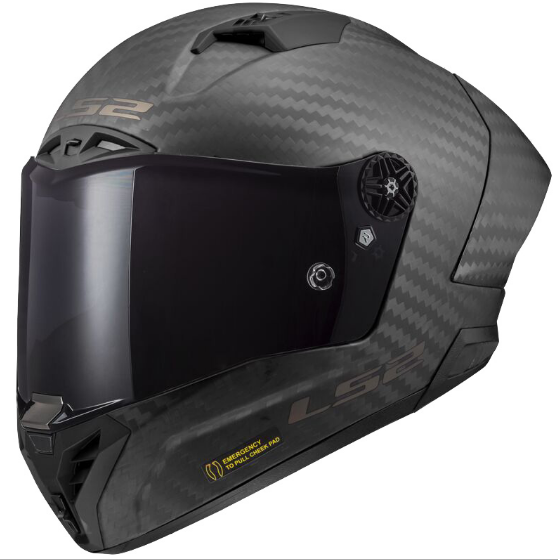 LS2 FF805 THUNDER GP PRO FIM CARBON UŽDARAS ŠALMAS