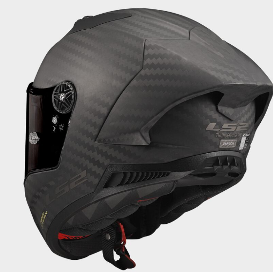 LS2 FF805 THUNDER GP PRO FIM CARBON UŽDARAS ŠALMAS