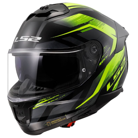 LS2 FF808 STREAM II FURY UŽDARAS ŠALMAS
