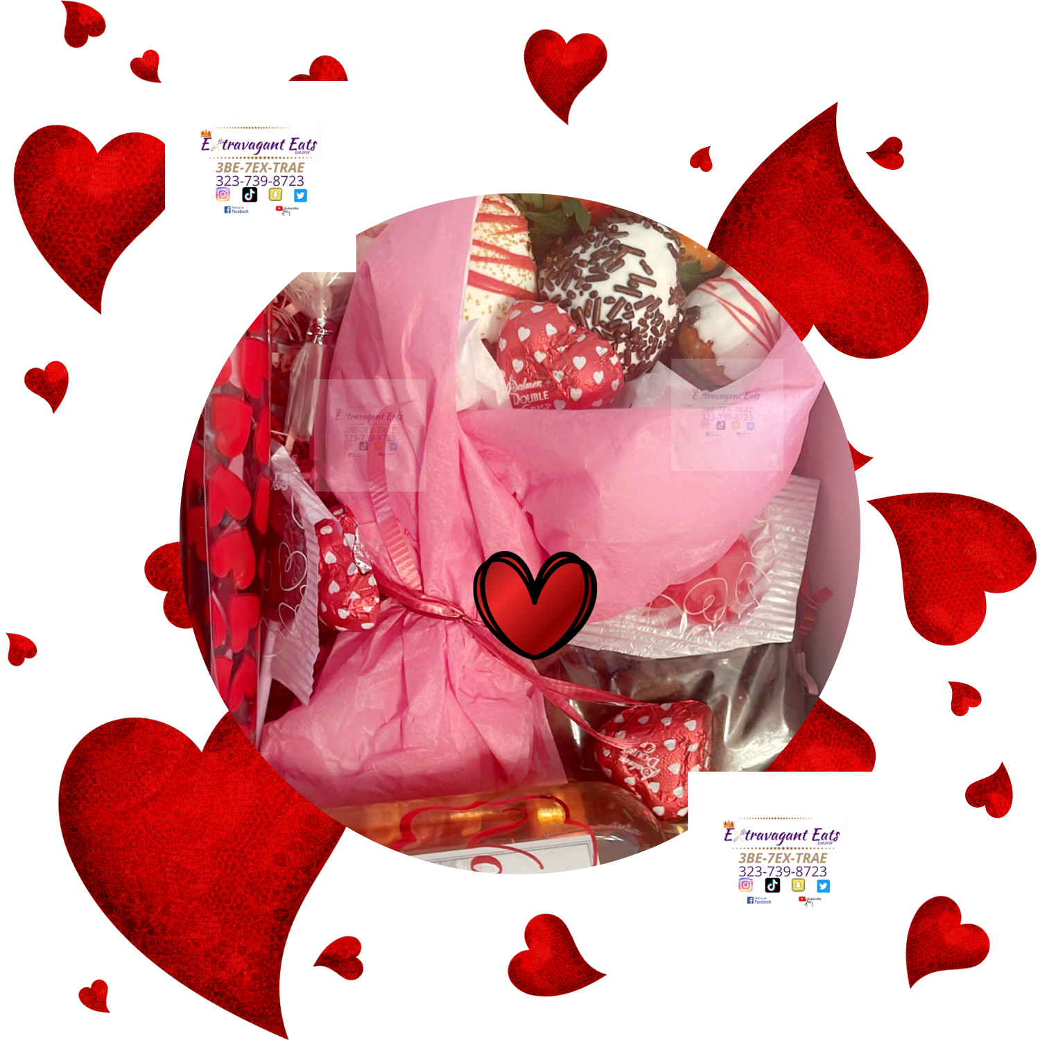 Dipped Chocolate Strawberry Bouquet (6)