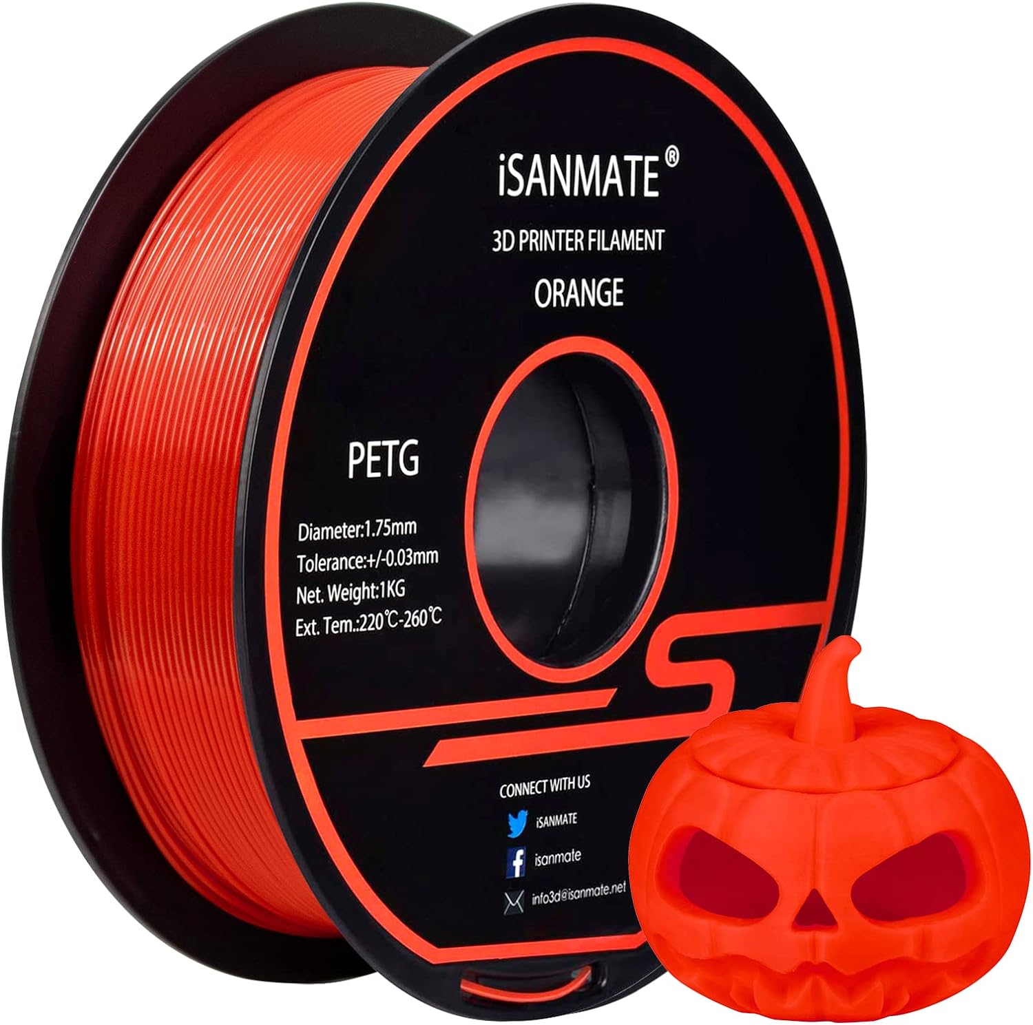 iSANMATE PETG Filament for 3D Printers