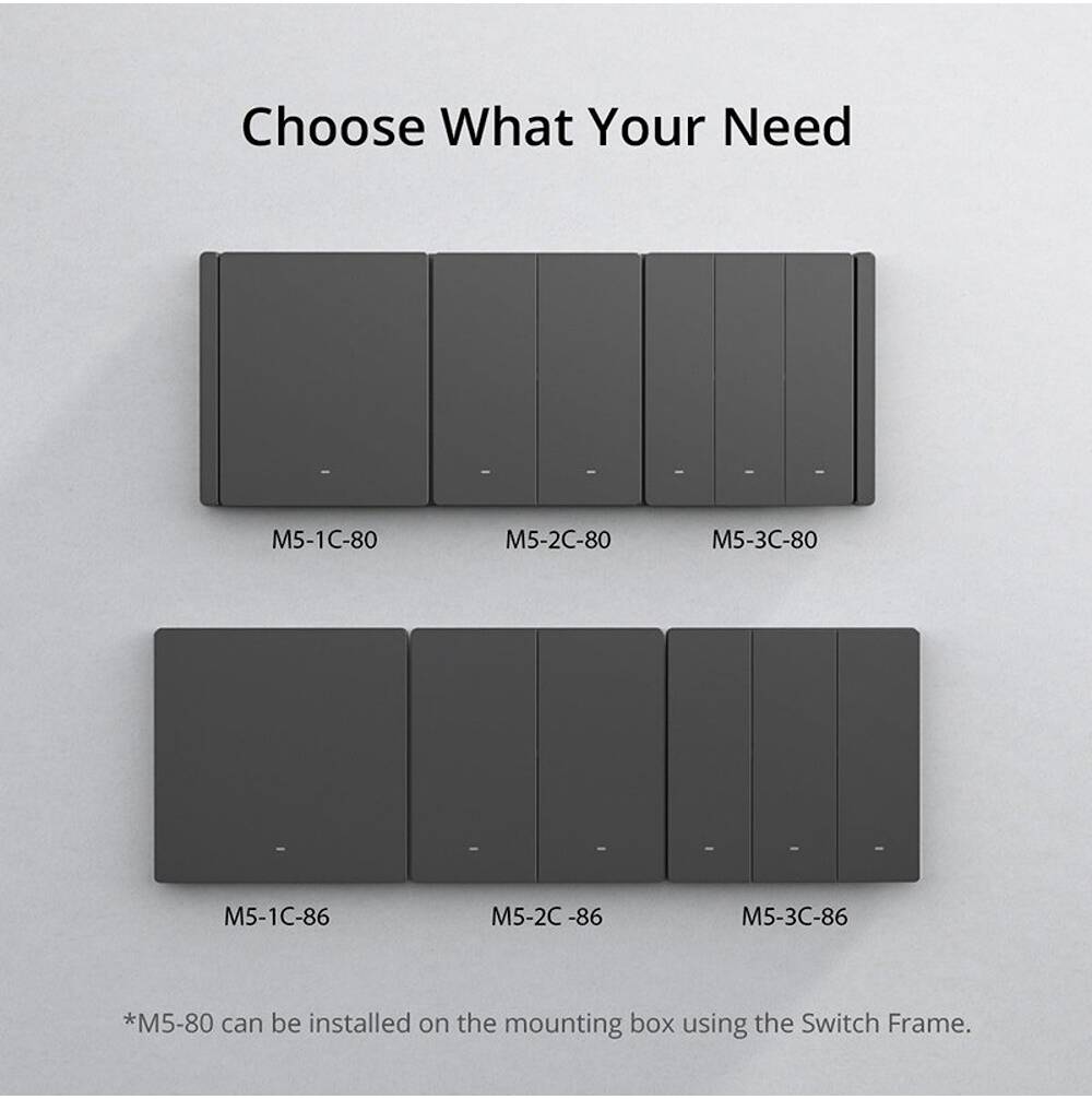 SONOFF SwitchMan Smart Wall Switch-M5