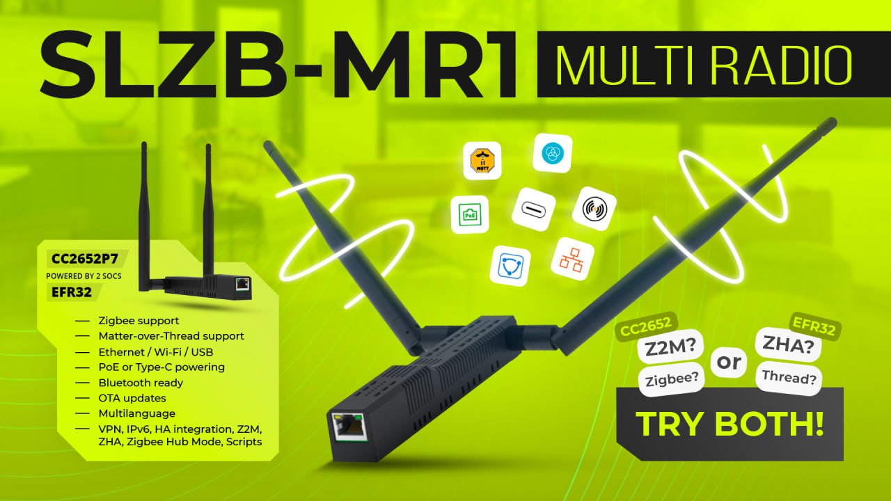 SMLIGHT SLZB-MR1 Multi Radio