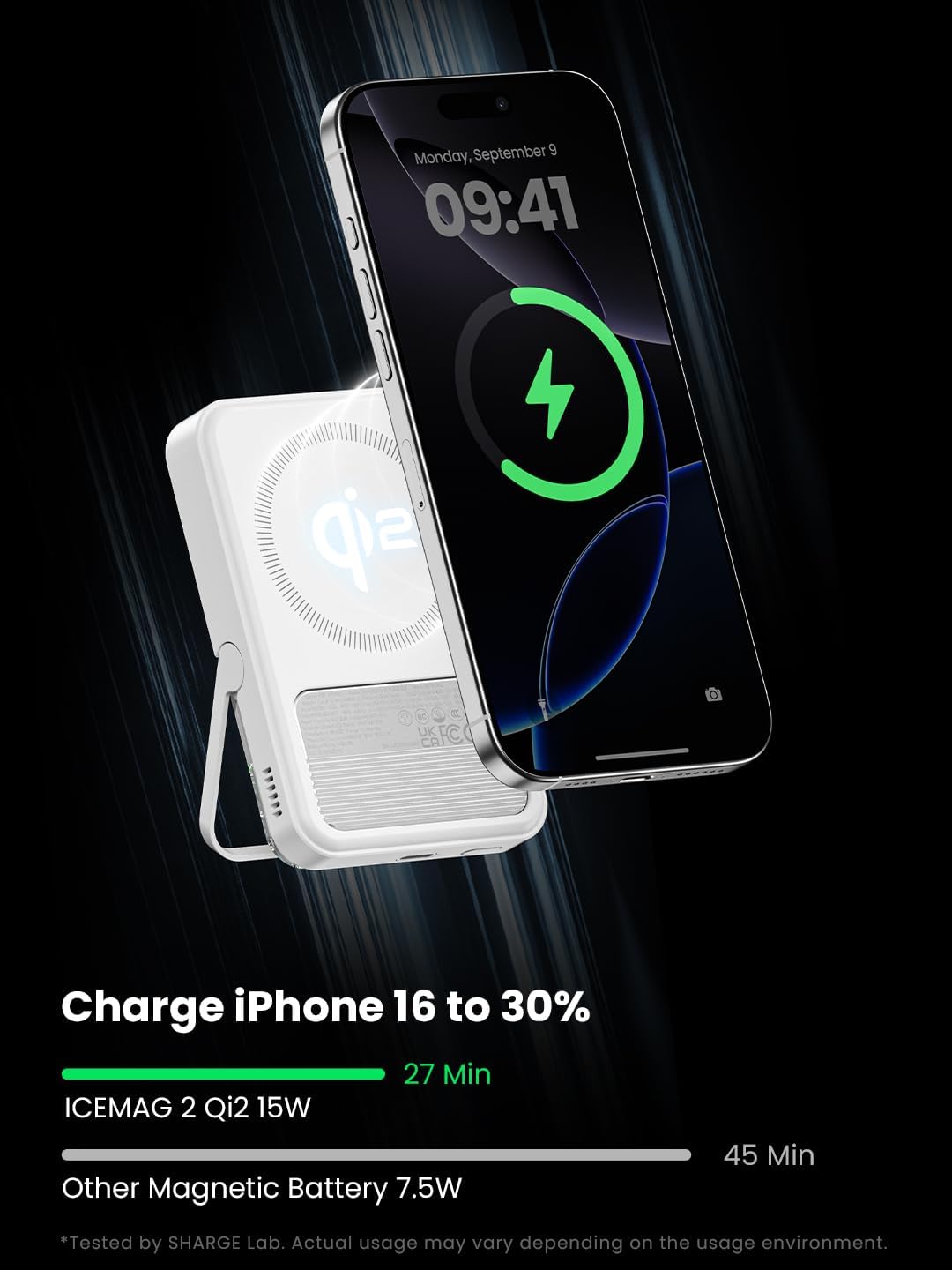 Sharge ICEMAG 2 MagSafe 15W Qi2 Power Bank