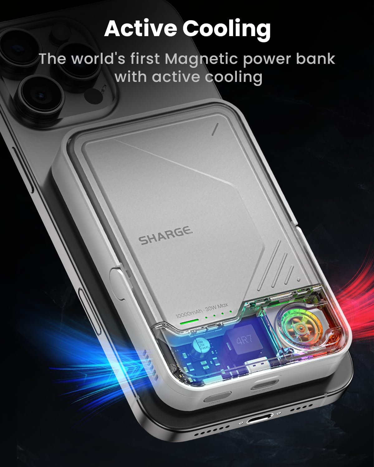 Sharge ICEMAG 2 MagSafe 15W Qi2 Power Bank