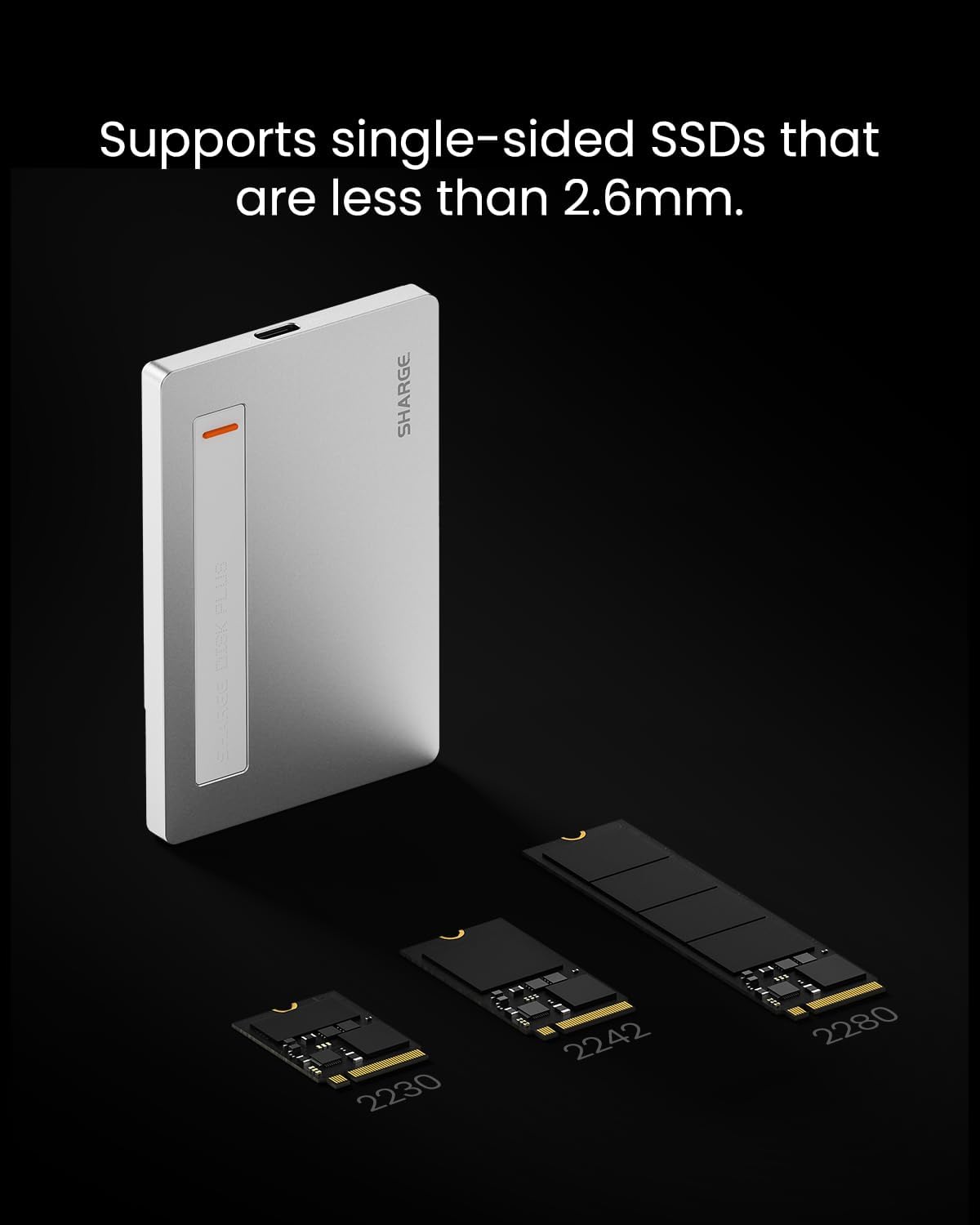 Sharge Disk Plus SSD Enclosure 10 Gbps