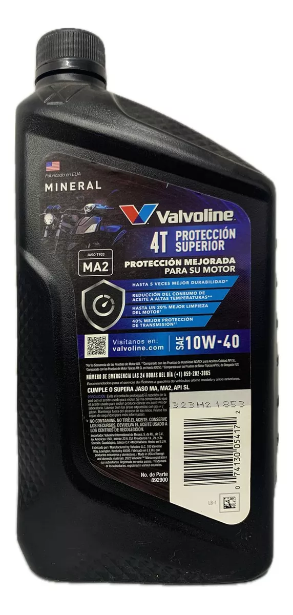 ACEITE 10W40 MINERAL VALVOLINE