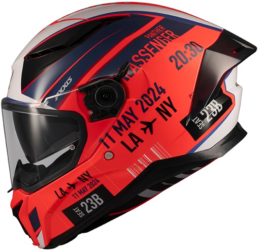 CASCO PANTHER PASSENGER ROJO