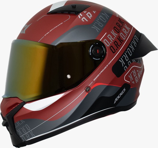 CASCO FENIX ORK ROJO MATE